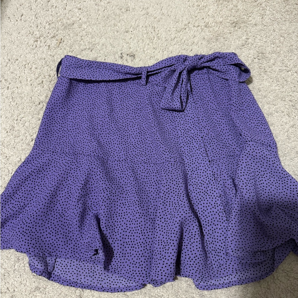 Purple Polka Dot Skirt